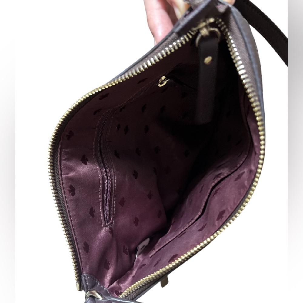 💔Kate Spade Purple Leather Crossbody Bag - Picture 3 of 4